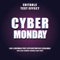 Customizable Cyber Monday EPS Vector Graphic