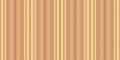 Customizable seamless vertical fabric, fabric background vector stripe. Elegance lines textile pattern texture in amber and orange