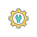 Customization RGB color icon Royalty Free Stock Photo
