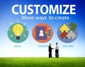 Customize Ideas Identity Individuality Innovation Personalize Co