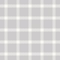 Customize texture fabric tartan, difficult check seamless background. Down pattern textile plaid vector in grey and light gray