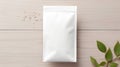 Customize your loose leaf tea packaging using this mockup template, highlighting a blank tea bag design for a professional