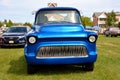 Customized antique Blue Truck at Annual Kenosha Car Show Royalty Free Stock Photo