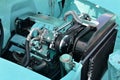 Customized car engine Royalty Free Stock Photo