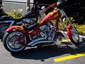 Customized Harley Davidson motorcycle