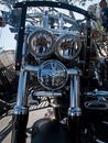 Customized Harley-Davidson motorcycle