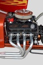 Customized Hot Rod Engine Royalty Free Stock Photo