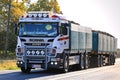 Customized Scania Transport Truck Hauls Sugar Beet