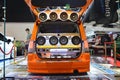 Customized sound speaker system at Bumper to Bumper Prime car show in Pasay, Philippines