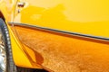 Customized Yellow Sport Car