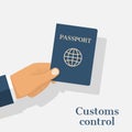 Customs control concept