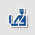 Customs icon,sign,best 3D illustration