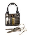 Cut Away Padlock Royalty Free Stock Photo