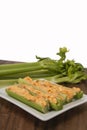 Celery with pimento cheese