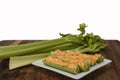 Celery with pimento cheese Royalty Free Stock Photo