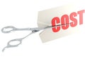 Cut cost Royalty Free Stock Photo