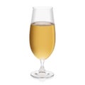 Cut crystal pilsner beer glass