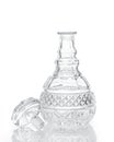 Cut crystal whiskey decanter and stopper