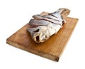 Cut dried fish Royalty Free Stock Photo