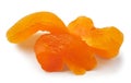 Cut dry apricots Royalty Free Stock Photo