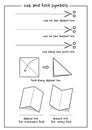 Cut and Fold Symbols