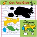 Cut and glue Education developing worksheet Activity Page Game for children