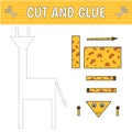 Cut and glue.giraffe