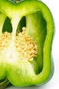 Green Bell Pepper Royalty Free Stock Photo