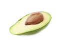 Cut in half open avocado fruit Royalty Free Stock Photo