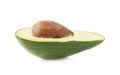 Cut in half open avocado fruit Royalty Free Stock Photo