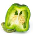 Green Bell Pepper Royalty Free Stock Photo