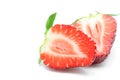 Cut half Strawberry Royalty Free Stock Photo