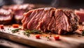 Cut off piece of cooked meat Royalty Free Stock Photo