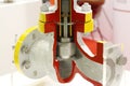 Cut-off valve. Valve - shut-off and control valves