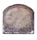 Tone plaque or grave headstone Royalty Free Stock Photo