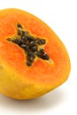 Cut papaya fruit Royalty Free Stock Photo