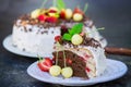 A cut piece of cake Royalty Free Stock Photo