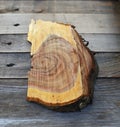 Cut plum wood