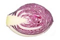 Cut red cabbage Royalty Free Stock Photo