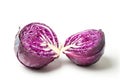 Cut Red Cabbage Royalty Free Stock Photo