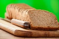 Cut rye bread Royalty Free Stock Photo