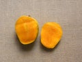 Cut Sindhura mango Royalty Free Stock Photo
