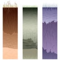 Cut of soil columns (profile). Royalty Free Stock Photo