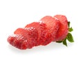 Cut strawberry Royalty Free Stock Photo