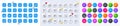 Cut tax, Euler diagram and Salary line icons. For web app, printing. Line icons. Vector