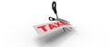 Cut Taxes Royalty Free Stock Photo