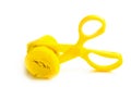 Cut yellow plasticine