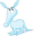 Cute aardvark illustration isolated on white Royalty Free Stock Photo