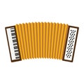 Cute accordion isolated icon Royalty Free Stock Photo