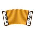 Cute accordion isolated icon